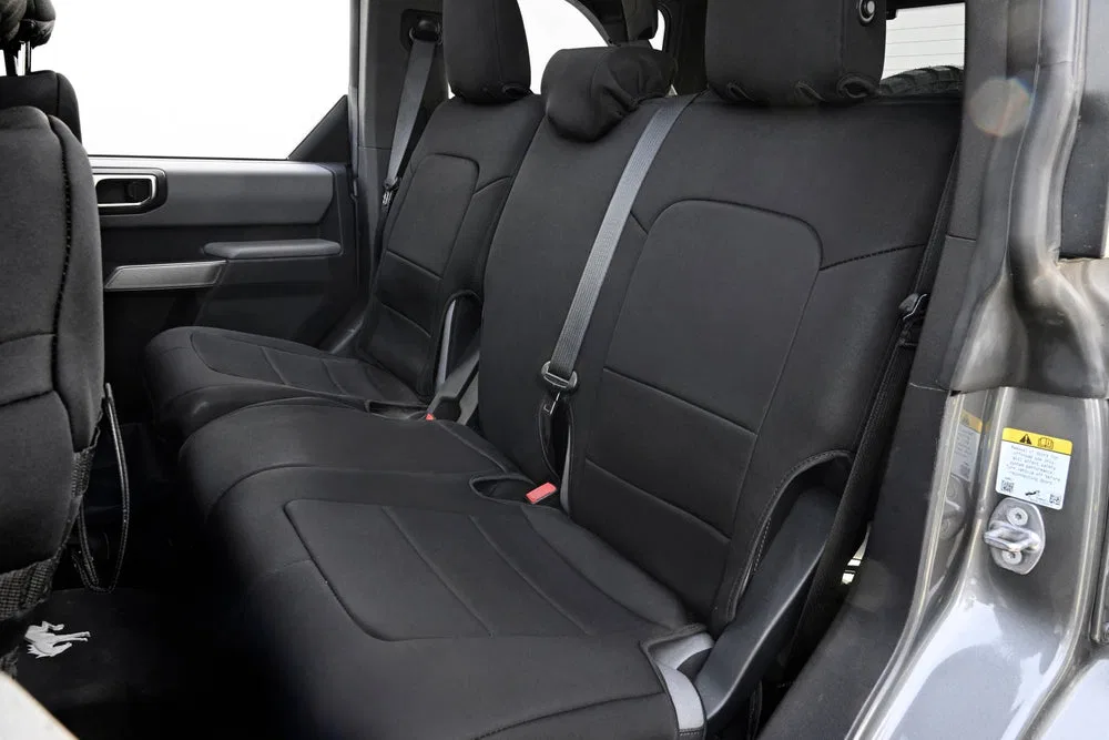 91011 – BODY ARMOR Seat Cover, 60 Driver/ 40 Passenger Split Seat With Adjustable Headrests Neoprene Black For One Ro...